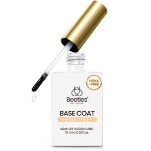 ジェルポリッシュ HEMAフリー ジェルベースコート - 15ml ベースジェルネイルポリッシュ