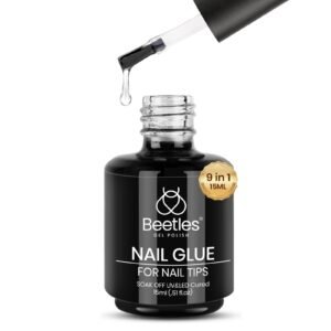 15ml ジェルネイルグルー 9 in 1 アクリルネイルチップとクリアプレスオンネイル用