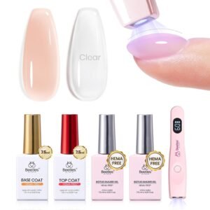 ビルダージェル バレンタインネイルキット HEMAフリー＆ハンドヘルドネイルランプ